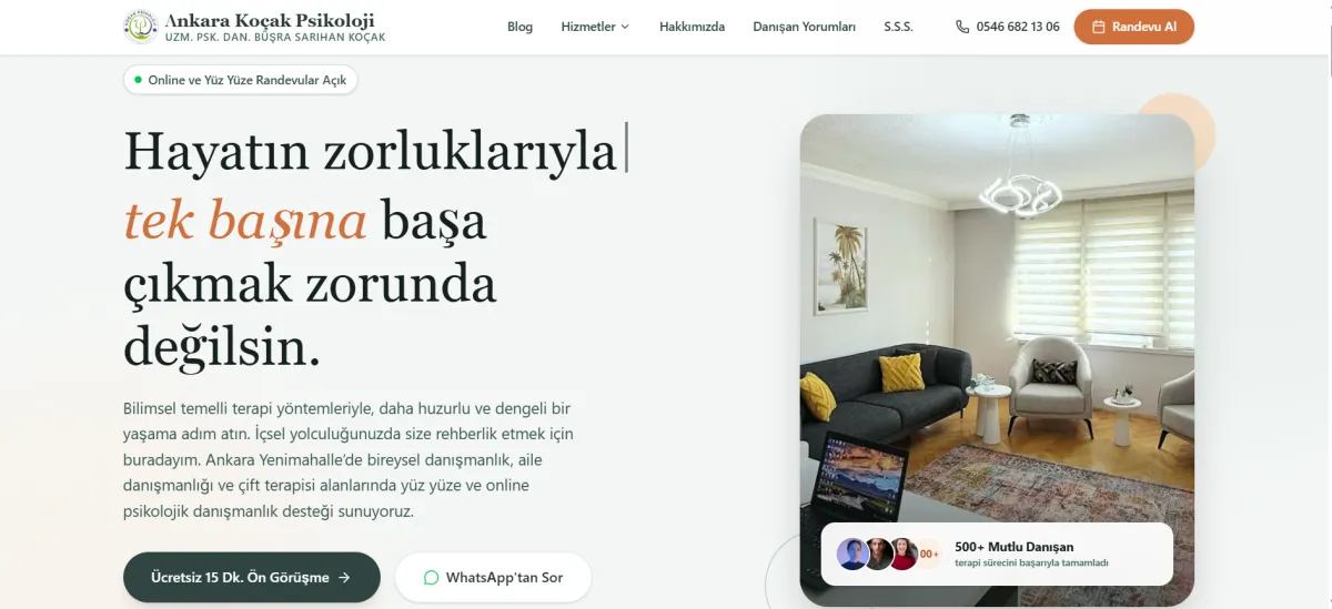Keçiören Psikolog Tavsiyesi