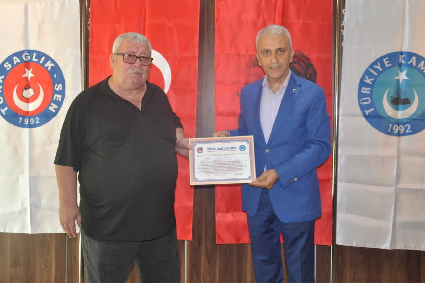 Türk Sağlık Sen Kocaeli Şubesi’nde hüzünlü veda