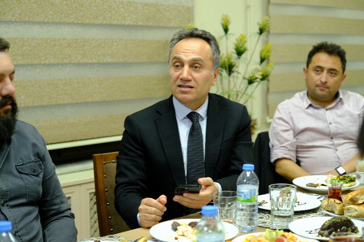 Tokat Gaziosmanpaşa Üniversitesi Rektörü Prof. Dr. Fatih Yılmaz, basın mensupları