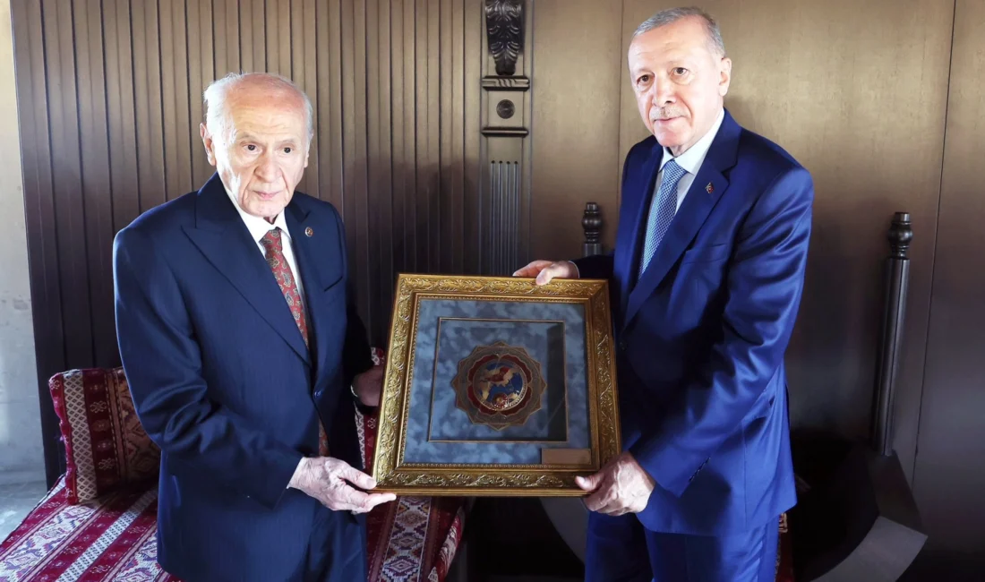 Cumhurbaşkanı Recep Tayyip Erdoğan, MHP Genel Başkanı Devlet Bahçeli ile