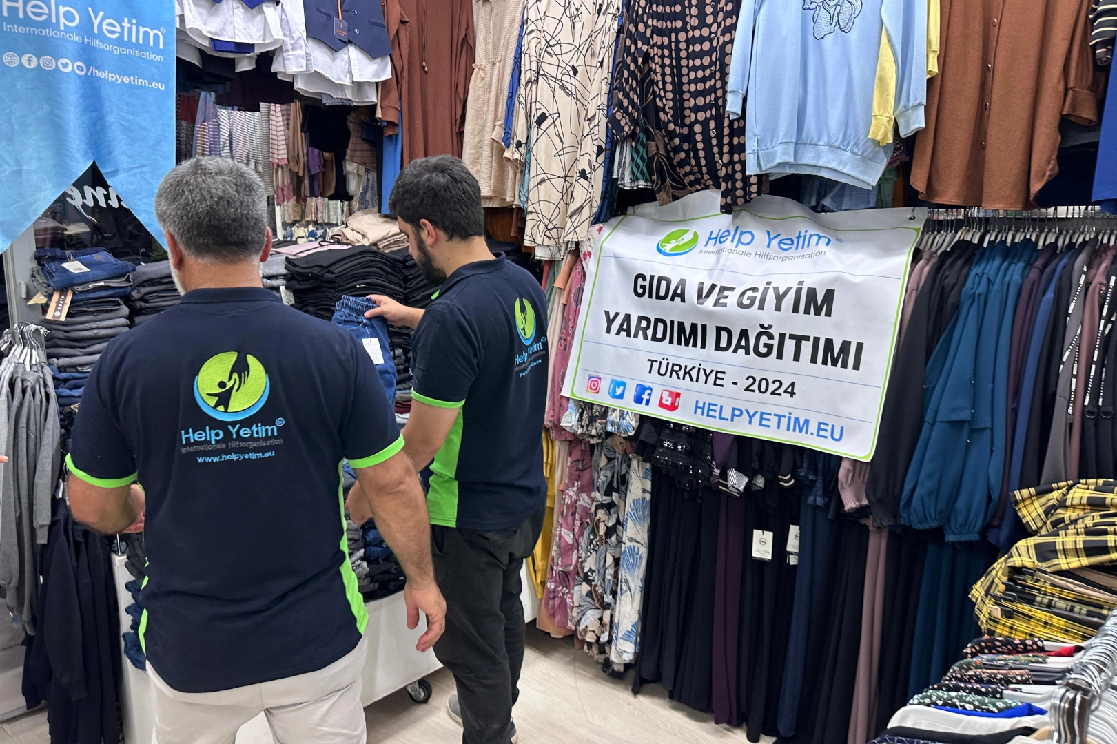 Help Yetim İnsani Yardım Organizasyonu, Türkiye genelinde ihtiyaç sahiplerine yönelik