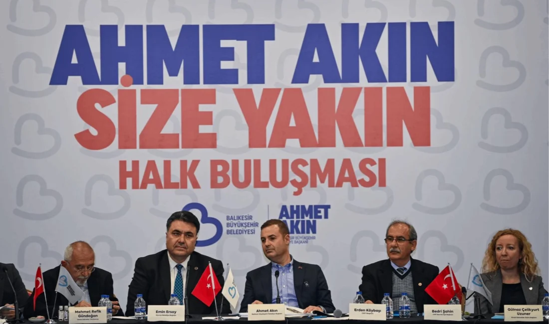 Balıkesir Büyükşehir Belediye Başkanı Ahmet Akın, “Halk Buluşması” kapsamında Havranlı