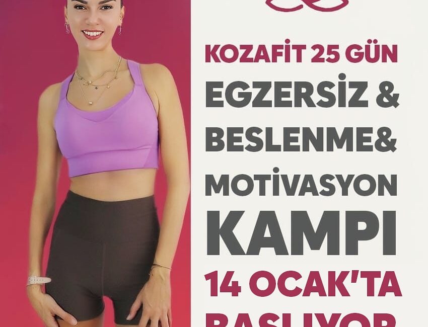 Kozafit 25 Gün 14 Ocak’ta Başlıyor: Fit Yaşam için Online