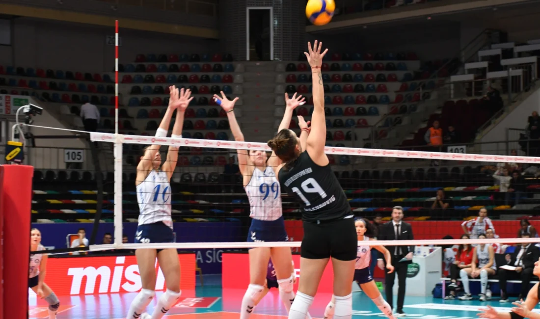 Bursa’da Nilüfer Belediyespor Eker Kadın Voleybol Takımı, deplasmanda karşılaştığı Keçiören