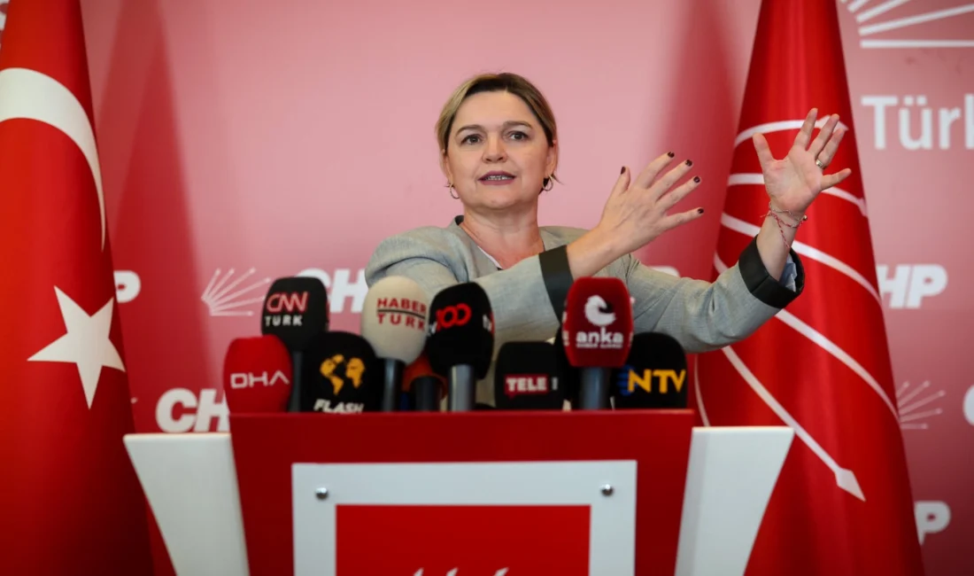 CHP Genel Sekreteri Selin Sayek Böke, Genel Merkez’de düzenlediği basın